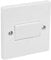 1 Gang 10A Fan Isolator Switch – Standard Square White Design – Durable, Reliable, and Easy to Install – Safely Isolates Fans and Ventilation Systems – Sleek, Modern Finish for Home and Office Use.