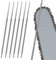 Limes rondes, 6 pcs 5.2mm Limes d'affûtage pour tronçonneuse affute chaine tronconneuse,Pour Affûter les dents de Tronçonneuse pour Agrandir les Ouvertures rondes