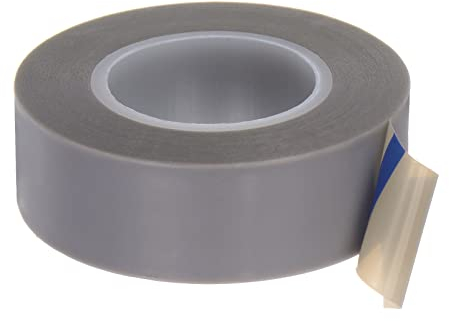 sourcing map PTFE Film Tape Roll, 0.8 x 33 ft High Temperature Tape 0.18mm Thickness with Single Side Adhesive for Vacuum Sealer Machine, Hand Impulse Sealers, Gray