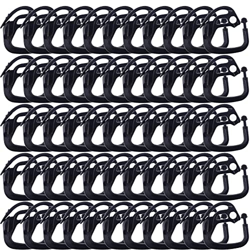 50 Stück Zaunnetz-Clips, Vogelnetz-Haken, Schatten-Clips für Schatten, Segel, Gewächshäuser, Stoff-Clips, Aufhängehaken, Schatten, Stoffzubehör, Kleiderhaken