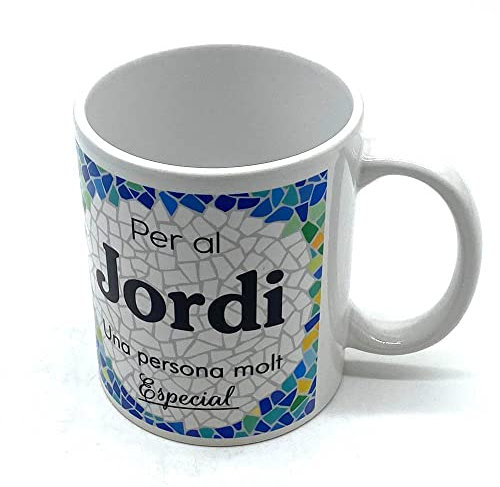PLUS HOME Tassa personalitzada amb nom. Regals personalitzats amb nom i text. Tasses amb frases originals.JORDI