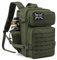 QT&QY 25L Military Tactical Backpacks For men Motorcycle Army Laser cut Molle Daypack small EDC Bug Out Bag Gym Rucksack With Dual Cup Holders medical Rucksack Green
