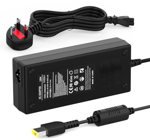 135W Lenovo Laptop Charger for Lenovo IdeaPad Y40-70 Y50-70 Y520 Y70-70 Y700 Y700-15ISK Legion Y520 ThinkPad T450P T460p T530 T550P T560P W540 W541 ADL135NLC3A USB Adapter Supply Power
