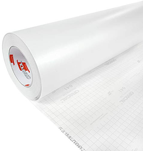 Buchschutzfolie 50x450cm | Buchfolie selbstklebend transparent aus strapazierfähigem PVC | Klebefolien zum Schutz und Einbinden von Büchern und Heften | Einschlagfolie für Bücher | Matt