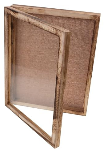 IMIKEYA Cornice Per Foto In Legno Vintage Supporto Per Esposizione Medaglie E Fiori Secchi Scatola Decorativa Per Ricordi e Fotografie Casa o Ufficio