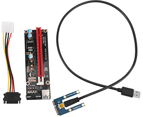 Huudngeje Mini PCIe zu PCI Express 16X Riser für Laptop Externe Bild Karte BTC Antminer Miner MPCIe zu PCI-E Slot Mining Card
