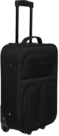 Mountain Warehouse Mountain Essentials Hand Luggage - Cabin Friendly Daypack with Grab Handle - All Season Camping, Hiking, Outdoor & Trekking Jet Black ONE