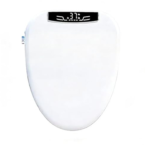 Simenr Electric Bidet Toilet Seat,Elongated Heated Seat with Instant Warm Water,Self-Cleaning Nozzle,Feminine & Rear Wash,Air Dryer,Night Light,Slow Close Lid