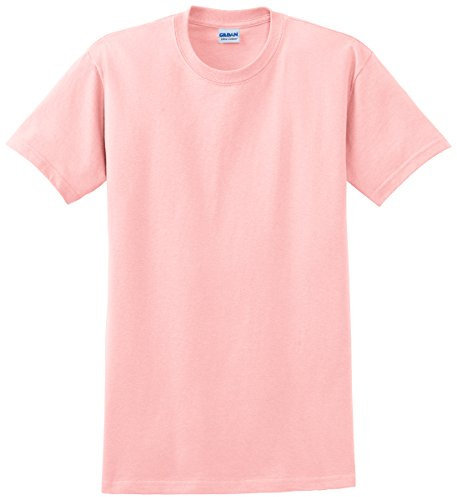 Gildan Men's Ultra Cotton Tee Extended Sizes, Light Pink, XX-Large