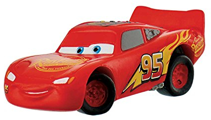 Bullyland Disney Pixar Cars 3 Lightning McQueen 12798 Toy Figure, Lovingly Hand-Painted Figure, PVC Great Gift for Boys and Girls for Imaginative Play