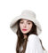 Sun Bucket Hut für Damen, Sommer, schlanke Baumwolle, Sonnenhüte, verstaubar, LSF 50+, UV-Schutz - - Medium