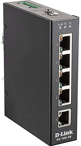 D-Link 5-Port Unmanaged Layer2 Fast Ethernet Industrial Switch