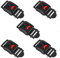 Ganci Casco Moto-5 Pezzi Fibbia A Sgancio Rapido Per Caschi Moto Bicicletta Atv Casco Chin Strap Speed Cucitura A Clip
