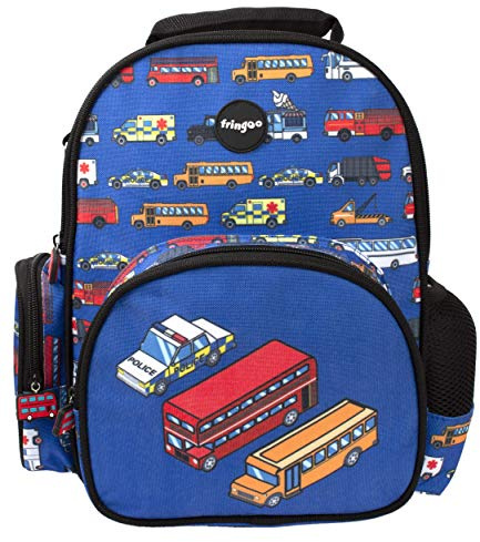 Fringoo - Kinderrucksack für Jungen | Entwickelt für kleine Kinder und Kleinkinder | Perfekt für Kindergarten | Maschinenwaschbar - Stau