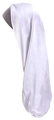Ixkbiced Women Extra Large Satin Long Sleep Cap for Dreadlocks Curly Hair Bonnet Headwrap