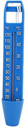 Thermomètre flottant de piscine, thermomètre à eau avec ficelle pour nager des étangs de poissons de baignoire spa de piscine