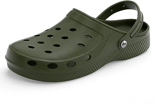 Lakeland Active Men's Silloth Lightweight Ventilated Clogs - Moss Green - 11 UK