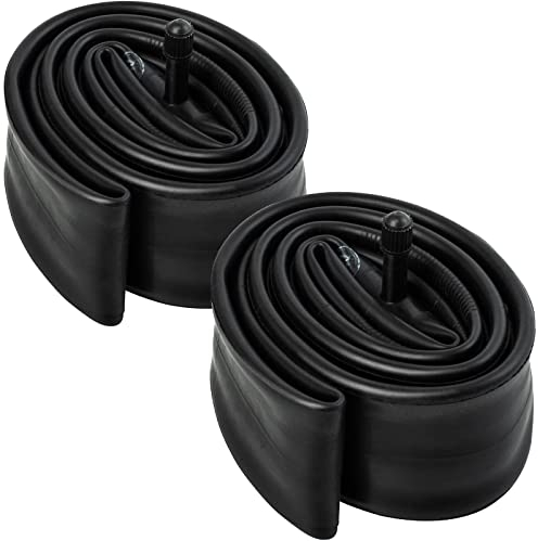 YunSCM 2Pcs 52/62-507 Engrosar 24 Pulgada cámaras de Aire 24x2.10/2.25/2.35/2.40 AV32mm Valve Compatible 24 Pulgadas Bicicleta cámaras de Aire 24X2.10 24X2.125 24X2.25 24X2.30 24x2.35 24X2.40