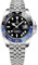 CADISEN Pagani Design Herren Automatik Mechanische Uhr Top Marke Edelstahl Saphirglas Taucheruhr Sport Geschenk Reloj Hombre 1662 GMT, Jubilee schwarz blau, Mechanisch