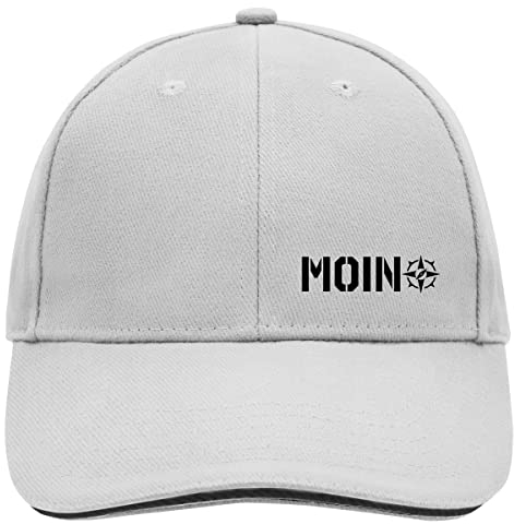 Huuraa Baseball Cap Moin Kompass Geschenk Dark Grey/White Moin Kompass Geschenkidee