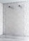 Aica Sanitär Freistehend Dusche 67.7cm Walk in Duschwand Duschabtrennung 10mm Nano Milchglas H200cm