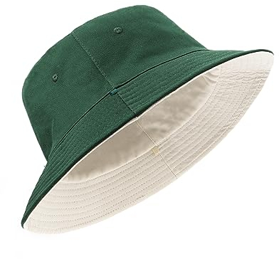 Zylioo XL Bucket Hat Fischerhut Große Doppelseitig Anglerhut Frauen Beidseitig Sonnenhut Sommerhut Herren Eimerhut Für Kopf