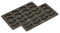 Lurch 565015 FlexiForm Kipferl 2er Set / 2 Backformen für je 16 Kipferl aus 100% BPA-freiem Platin Silikon