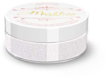 MARBLERS Cosmetic Grade Fine Twinkle Glitter [Glass White] 0.18oz (5g) | Non-Toxic | Vegan | Cruelty-Free | Eyeshadow, Nail Polish, Nail Art | Festival, Rave & Party Makeup | Body & Face