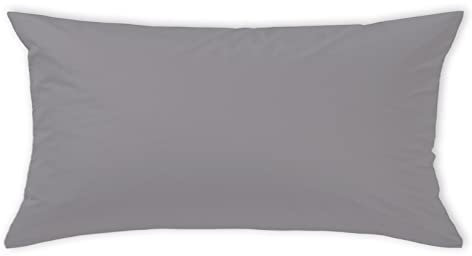 Curt Bauer Uni-Mako-Satin Kissenbezug einzeln Dessin 0000 Farbe mattsilber-3616 Größe 70x90cm