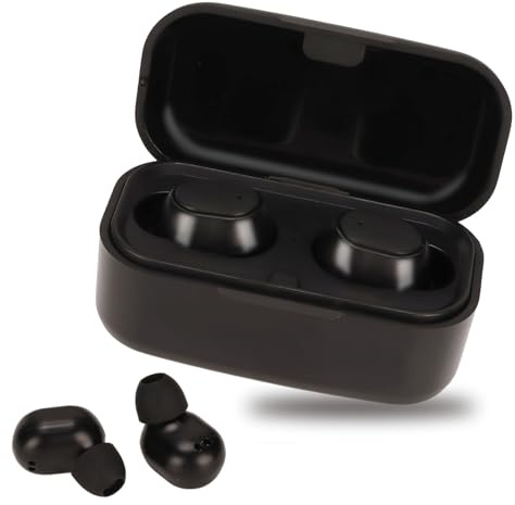 Auriculares Traductores Inalámbricos, Auriculares Traductores de Voz en Tiempo Real Compatibles con 84 Idiomas, Auriculares Inalámbricos Verdaderos con Contenedor de Carga, para Llamadas de(Negro)