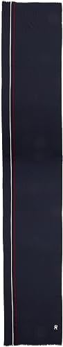 Tommy Hilfiger Damen Schal Feminine Tuch, Blau (Space Blue), Onesize