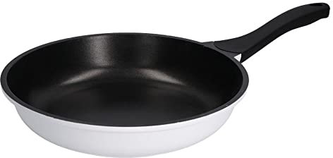 LA PORCELLANA BIANCA Padella antiaderente bianca in alluminio pressofuso RIBOLLE Ø28 Cm