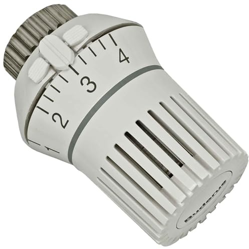 Thermostatkopf für Buderus Logafix Ventilheizkörper Rohre unten mit Nullstellung (BD-W0)