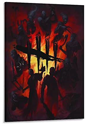 Fanart Dbd Poster Fanart Dbd Leinwandkunst Poster Bild Modern Büro Familie Schlafzimmer Dekorative Poster Geschenk Wanddekoration Gemälde Poster 60 x 90 cm