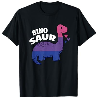 Binosaur Bisexual Pride Dino Bi T-Shirt