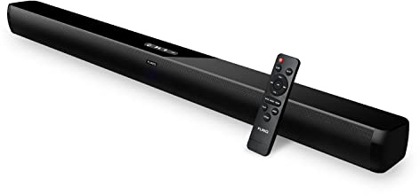 FLINQ Soundbar TV - Lautsprecher für Fernseher - TV Soundbar Bluetooth - Mit optischem Kabel - 3 Soundmodi - Schwarz - 92 x 8,6 x 7,5 cm
