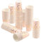 DAKFOOK 200 Pcs Gold Polka Dot Paper Cups, 9oz Disposable Cups Hot Drink Paper Cups, 250ml Paper Party Cups for Birthdays, Wedding, Picnics