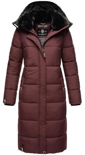 MARIKOO Damen Winter Steppjacke Lang B936