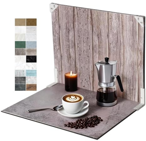 Yoocheese Product Photography Backdrops kit 16x13.3: Textured Surface for Product Photos, Food Photography, Jewelry Photoshoot - Small Background for E-commerce seller Content Creator.（7pcs/14color）