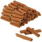 com-four® 100x Deko-Zimtstange - Cassia-Gewürzrinde - Bastelzimt für Kränze, Gestecke und DIY-Projekte - weihnachtliche Streudeko (100x Zimtstange - small)