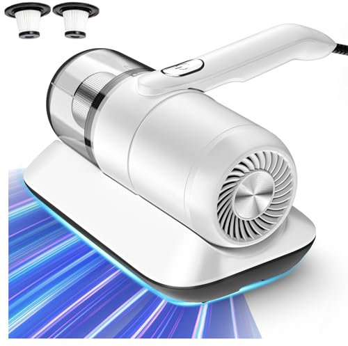 BANRIN Masterhome Mattress Vacuum Cleaner, UV Bed Vacuum Cleaner,12KPa Powerful Suction with HEPA, Handheld Mattress Deep Cleaner Effectively Clean Up Bed, Mattresses, Pillows, Sofa, Carpets