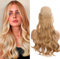 55CM Secrets Hair Extensions,Invisible Hair Extensions Lange Gewellt Aschblond Haarverlängerung Invisible Secret Haar Extension Synthetik Hair Unsichtbarem Haarteile für Frauen (Gold)