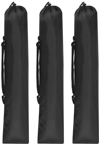 PATIKIL 38x8 Inch Camp Chair Replacement Bag, 3 Pack Nylon Folding Camping Chair Case with Handle for Outdoor Camping, Black