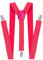 TMK Bretelle da 1/3/6/12 pezzi per Uomo Donna Unisex Resistenti Elegante Regolabile Forma a Y cod.6200 (6, Fucsia)