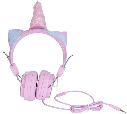 Angoily 1Pc Licorne Casque Filaire Casque Enfants Casque Filaire Casque Casque Licorne Casque Musique Casque Enfants Casque avec Micro Enfant De Casque
