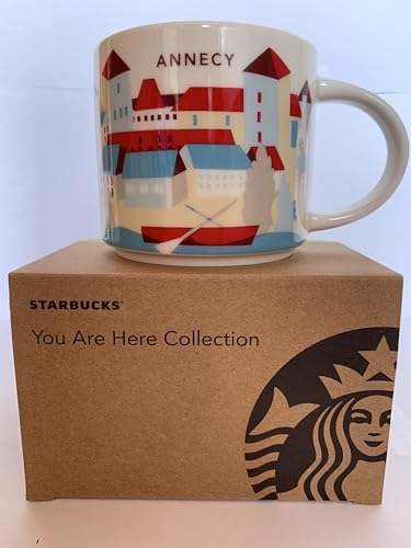 STARBUCKS Annecy Mug YAH You Are here Collection 414 ml