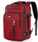 YOKGO Zaino Ryanair 40x20x25,Bagaglio a Mano 40x20x25 Ryanair, Zaino da Viaggio Aereo Piccolo Valigia Zaini Zainetto Uomo Donna 20L Borsa Porta PC 15,6” Laptop per Lavoro Casual Antifurto Rosso Scuro