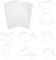8 Piece Cookie Cutter Set, 50 Cookie Ziplock Bags, Fish Cookie Cutter, Cookie Cutter Plastic, Animal Cutter, Cookie Decoration, Animal Cookie Cutter