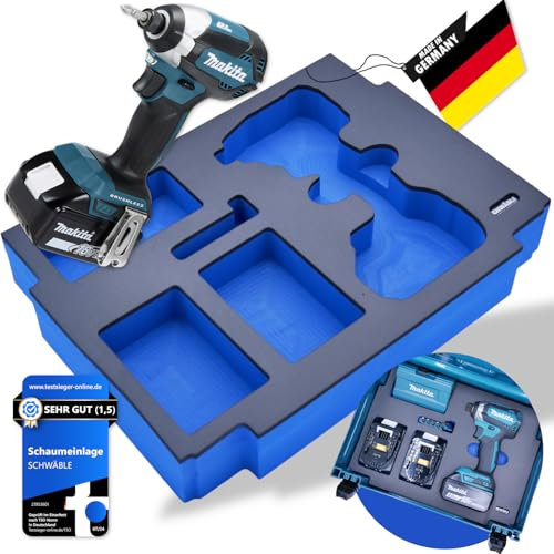 SCHWÄBLE Schaumeinlage Schaumstoffeinlage für Makita Akku-Schlagschrauber DTD153