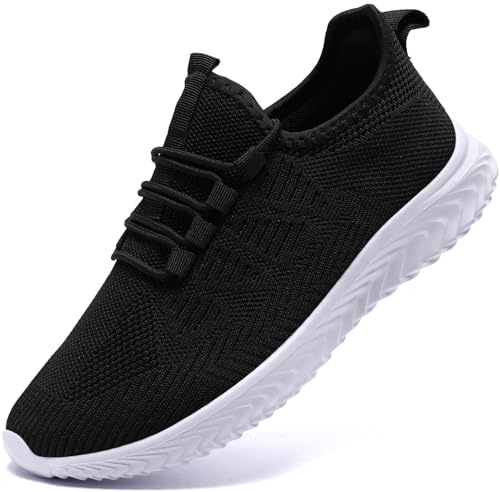 QIJGS Sneaker Damen Schuhe Laufschuhe Turnschuhe Sportschuhe Damenschuhe StraßEnlaufschuhe Outdoor Fitnessschuhe Tennisschuhe Wanderschuhe Freizeitschuhe Schwarz 38